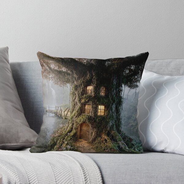 Item preview, The Ancient Moss-Oak Sanctuary - Cottagecore Art designed and sold by Vhelir-Art.