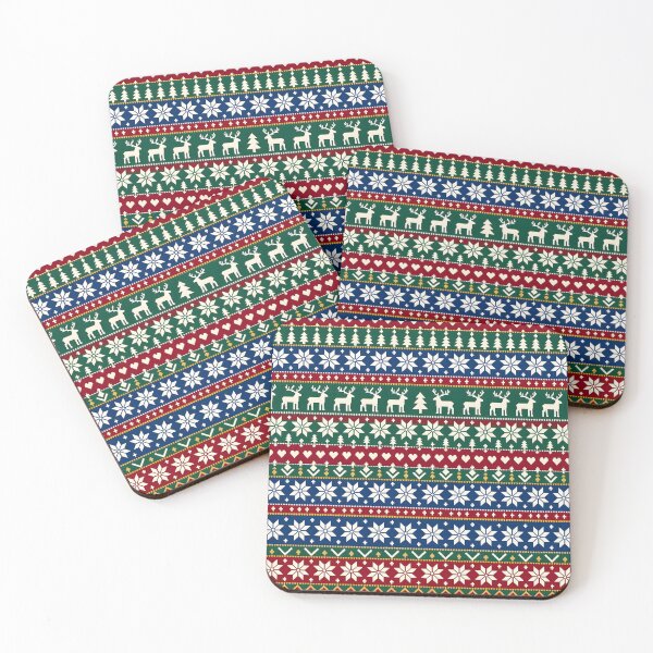 Item preview, Nordic Christmas Knit Pattern designed and sold by Sybille-Yates.