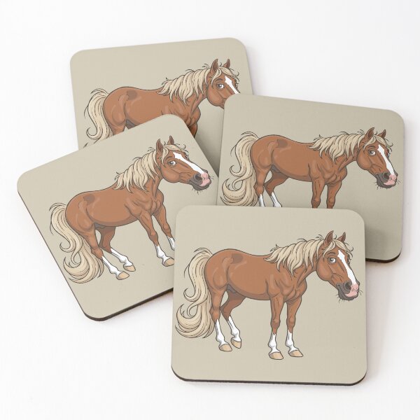 Item preview, A caricature of the Horse Aenos designed and sold by Cheval-de-coeur.