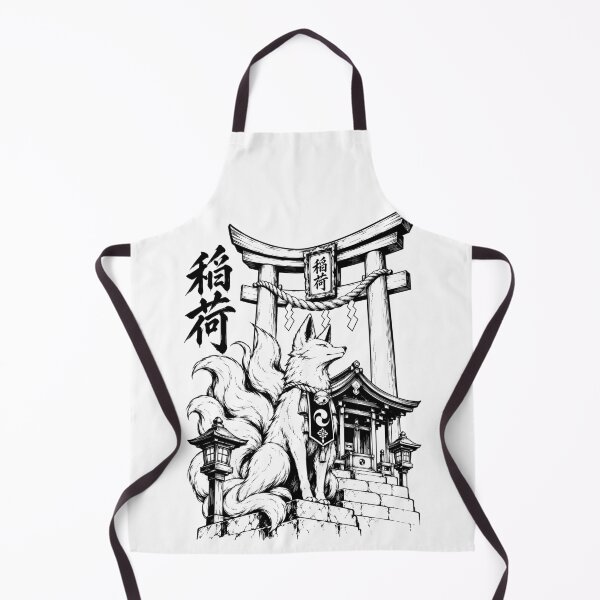 Artikelvorschau, Ink Kitsune Inari Schrein unter dem Torii entworfen und verkauft von bapupa.