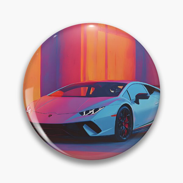 Aperçu de l'œuvre Lamborghini Huracan Performante Voiture de collection Art créée et vendue par AutoPopStudio.