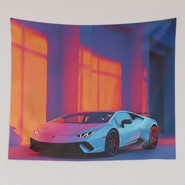 Item preview, Lamborghini Huracan Performante Collector Car Art designed and sold by AutoPopStudio.