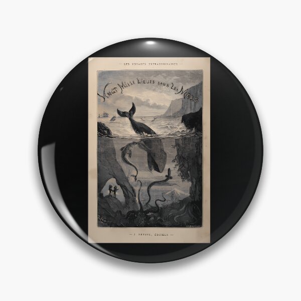 Item preview, 20000-Leagues-Under-The-Sea-Frontispiece-1871 designed and sold by JuneMays.