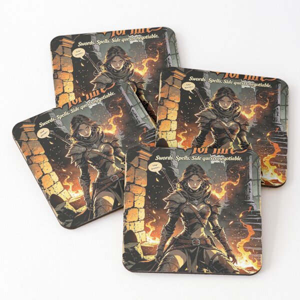 Item preview, Warrior Princess for hire designed and sold by halibutgoatramb.