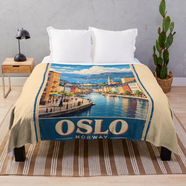 Item preview, Vintage Oslo Poster: Nostalgic Norwegian Charm Vol.2 designed and sold by Ceemko's Vintage Corner.