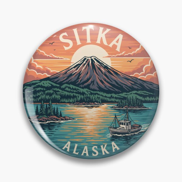 Item preview, Sitka Alaska: Mount Edgecumbe  designed and sold by CircinusStore.