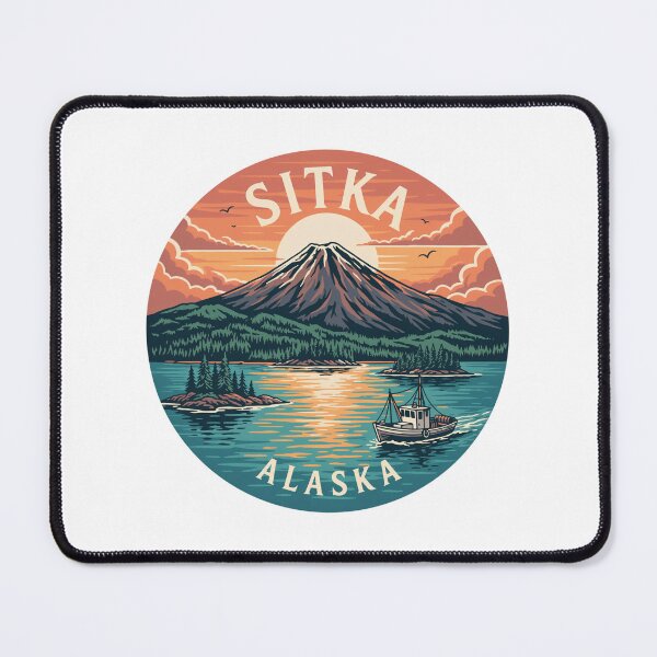 Aperçu de l'œuvre Sitka, Alaska : Mont Edgecumbe créée et vendue par CircinusStore.