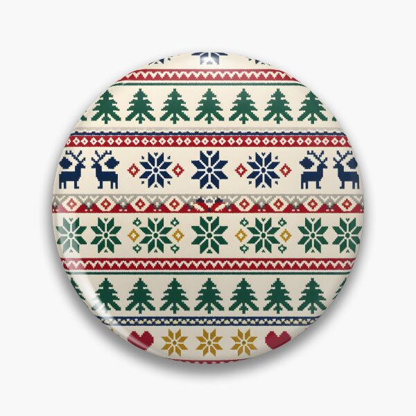 Item preview, Nordic Christmas Knit Pattern designed and sold by Sybille-Yates.