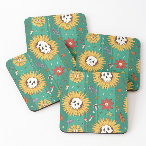 Item preview, Skull Flowers & Spooky Woodland designed and sold by vaner-vaner.