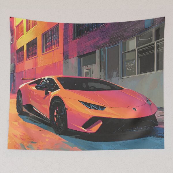 Item preview, Lamborghini Huracan Performante High Performance Car Art designed and sold by AutoPopStudio.