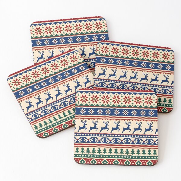 Item preview, Nordic Christmas Knit Pattern designed and sold by Sybille-Yates.