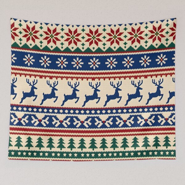 Item preview, Nordic Christmas Knit Pattern designed and sold by Sybille-Yates.