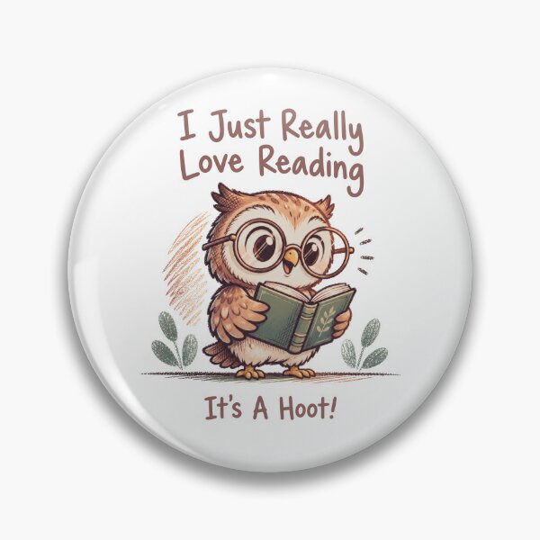 Item preview, I Just Really Love Reading Whimsical Owl designed and sold by ShirtWreck.