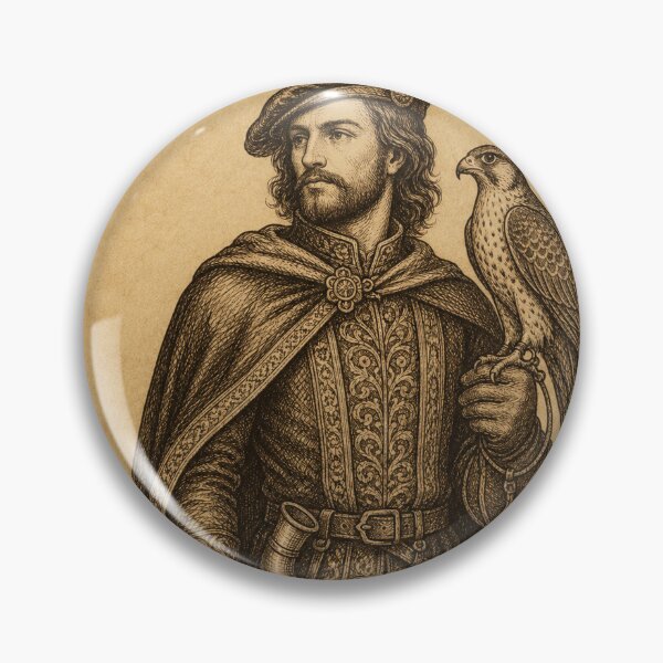 Item preview, Medieval Falconer with Falcon designed and sold by photoparadise22.