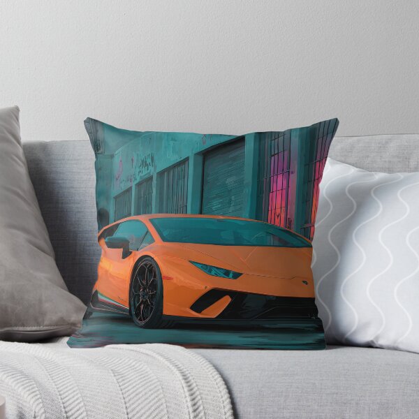 Item preview, Lamborghini Huracan Performante Sportscar Pop Art designed and sold by AutoPopStudio.