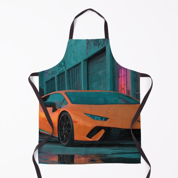 Item preview, Lamborghini Huracan Performante Sportscar Pop Art designed and sold by AutoPopStudio.