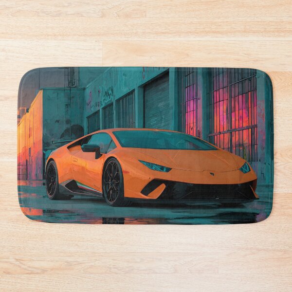 Artikelvorschau, Lamborghini Huracan Performante Sportwagen Pop Art entworfen und verkauft von AutoPopStudio.