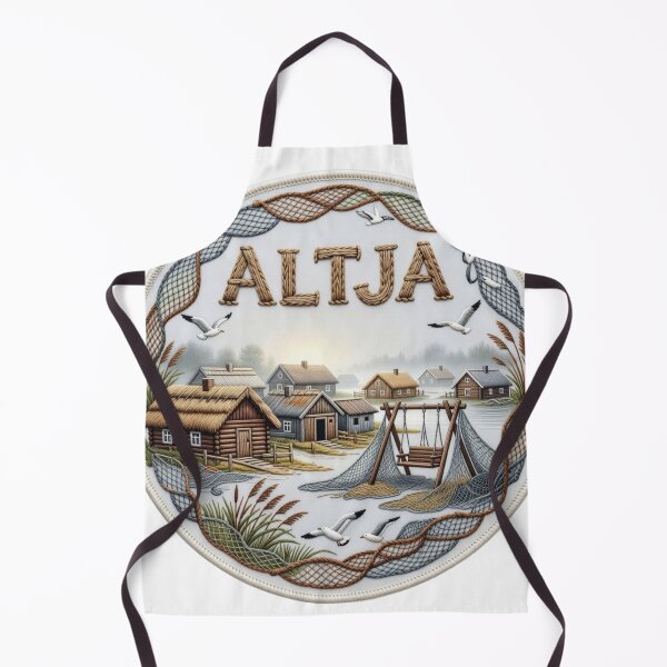 Item preview, Altja Estonia Lahemaa Fishing Village Thatched Cottages Embroidered Patch Sticker designed and sold by Imaginarium of Chaos falcon88 .