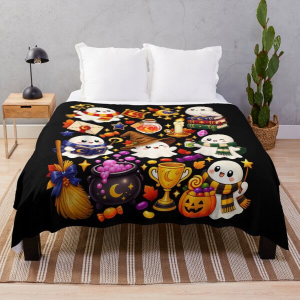 Item preview, Cute Wizard Ghost Magic Spooky Halloween Night designed and sold by Gescosper.