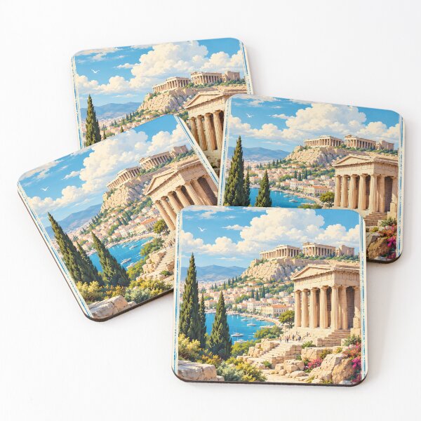 Item preview, Athens Vintage Travel Poster: Grecian Splendor Vol.2 designed and sold by Ceemko's Vintage Corner.