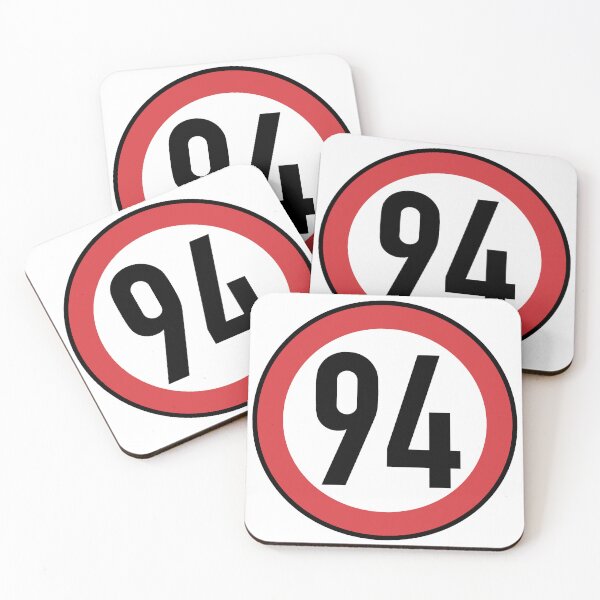 Aperçu de l'œuvre Chiffre 94, limitation de vitesse créée et vendue par dognation58.