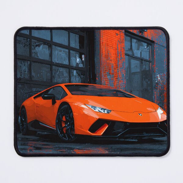 Item preview, Lamborghini Huracan Performante Italian Car Artwork designed and sold by AutoPopStudio.