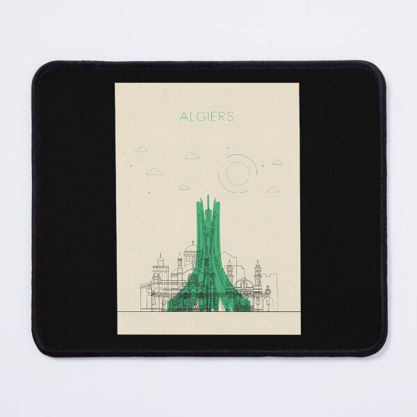 Item preview, Abstract-City-Posters-Algiers-Algeria designed and sold by RogerKa.