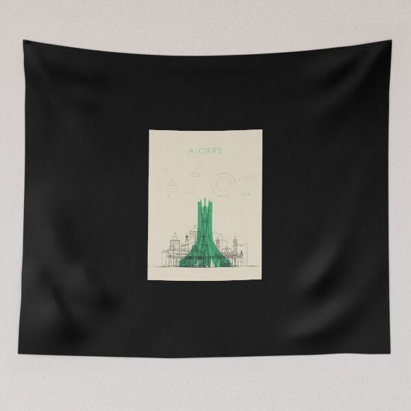 Item preview, Abstract-City-Posters-Algiers-Algeria designed and sold by RogerKa.