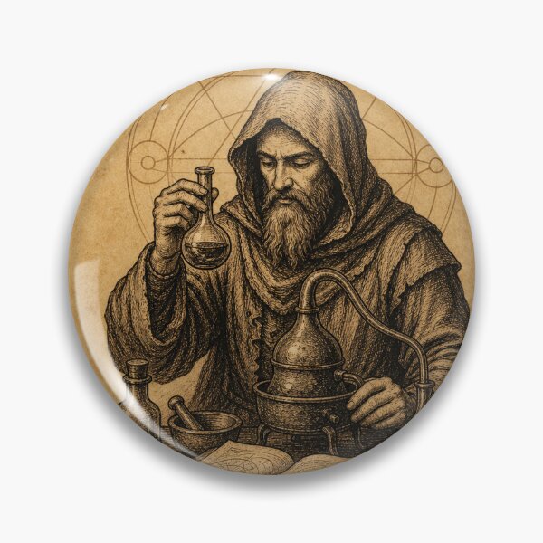 Item preview, Medieval Alchemist with Potion designed and sold by photoparadise22.