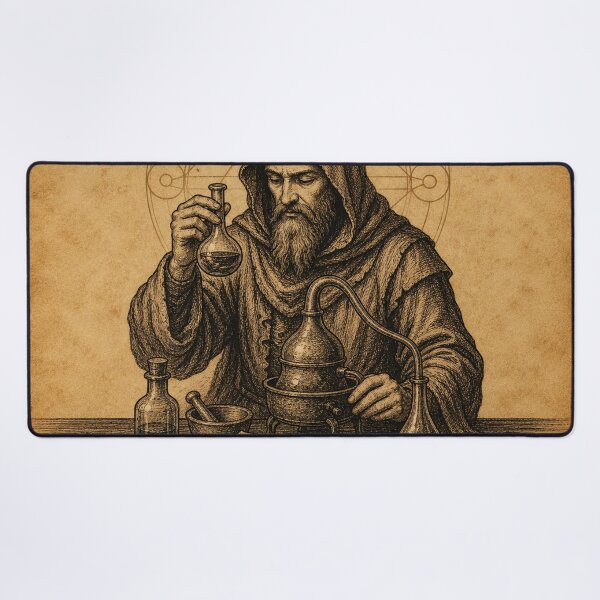 Item preview, Medieval Alchemist with Potion designed and sold by photoparadise22.