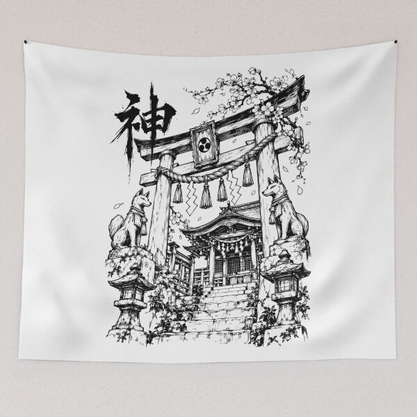 Item preview, Japanese Shinto Shrine designed and sold by bapupa.