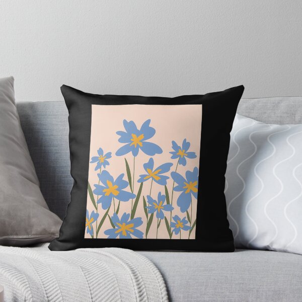 Item preview, Abstract-Flower-Market-Illustration-Blue-Iris-Flower designed and sold by AvahBarnes.