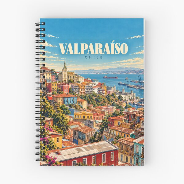 Item preview, Valparaíso Vintage Chilean Coastal City Art designed and sold by MichaeIRellov.