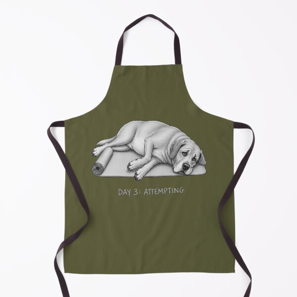 Item preview, Labrador Retriever Attempting Yoga designed and sold by DIGOR shop.