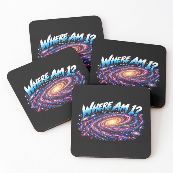 Item preview, Where am I? 'Your Are Here' In space Galaxy Sci-Fi designed and sold by Genius Geek.