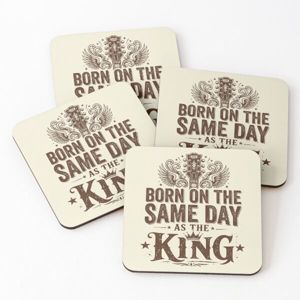 Item preview, Born on the same day as the king birthday  designed and sold by giftfromheart.