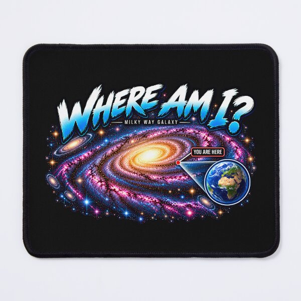 Item preview, Where am I? 'Your Are Here' In space Galaxy Sci-Fi designed and sold by Genius Geek.