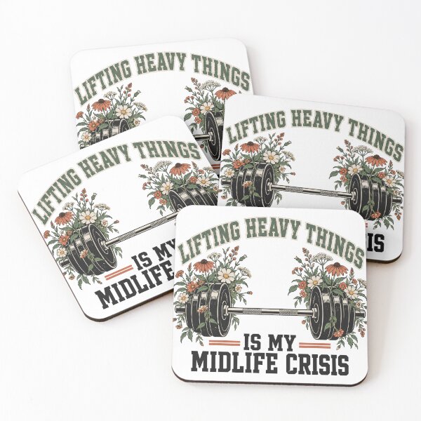 Item preview, Midlife Crisis Lifting Heavy Things Barbell designed and sold by PureHeaven ⭐⭐⭐⭐⭐.