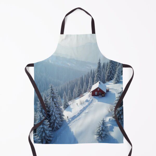 Item preview, Winter Cabin in the Pines - Snowbound Mountain Retreat designed and sold by nhk999.