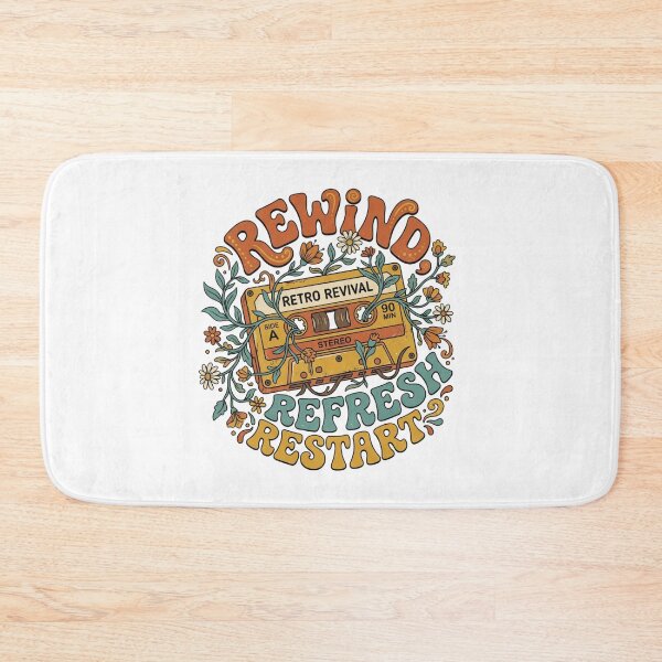 Item preview, Retro Cassette Rewind Refresh Restart Art designed and sold by Sanan Israyilli.