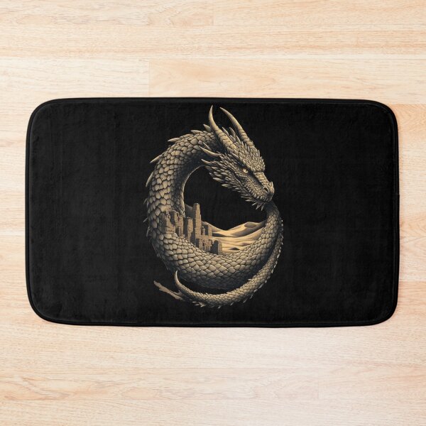 Item preview, Ancient dragon guarding the desert ruins designed and sold by KinoDesign.