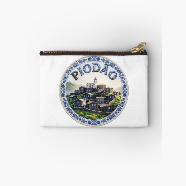 Item preview, Piodao Portugal Schist Mountain Village Blue Doors Embroidered Patch Sticker designed and sold by Imaginarium of Chaos falcon88 .