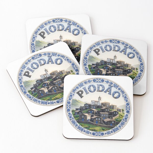 Item preview, Piodao Portugal Schist Mountain Village Blue Doors Embroidered Patch Sticker designed and sold by Imaginarium of Chaos falcon88 .
