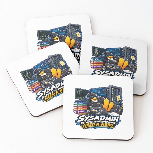 Item preview, Funny Sysadmin Linux IT Support Networking Humor designed and sold by TBillMAG — Retro Tech & IT Humor.
