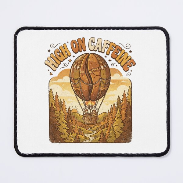 Item preview, Retro High On Caffeine Coffee Balloon Art designed and sold by Sanan Israyilli.