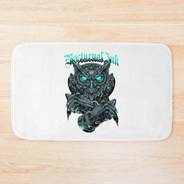 Item preview, Nocturnal Ink – Mechanical Owl Steampunk Gothic Art designed and sold by YOUNG DREAM STORE.