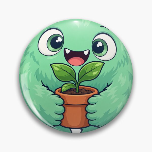 Item preview, Little Monster Gardener – Cute Fantasy Creature designed and sold by Damsos.