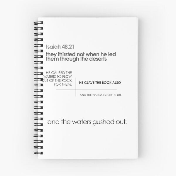 Item preview, Isaiah 48:21 designed and sold by Undonemadenew.