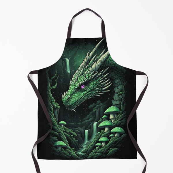 Item preview, Green dragon in the mystic forest designed and sold by KinoDesign.