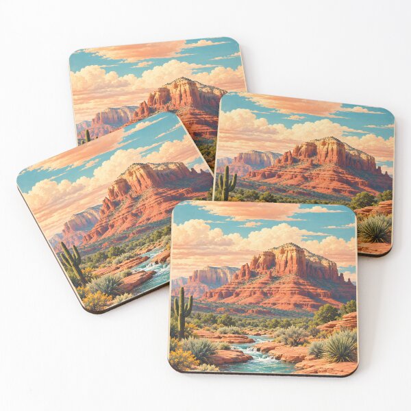 Item preview, Sedona Vintage Travel Poster - Southwest Serenity Unveiled Vol.2 designed and sold by Ceemko's Vintage Corner.